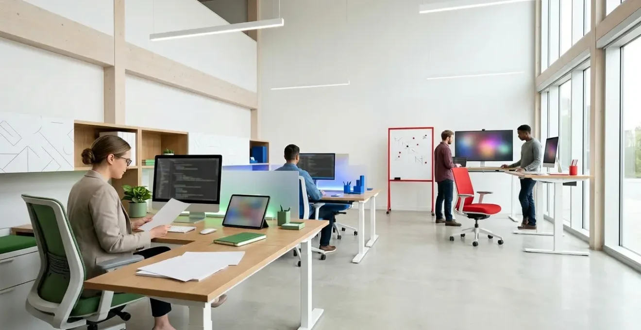 Comparaison visuelle des frameworks React, Vue et Angular pour le recrutement en 2024