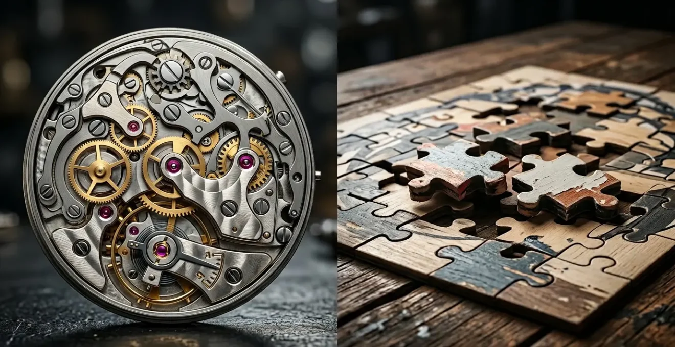 Illustration métaphorique comparant un système sur-mesure adaptable à un système CMS rigide pour les processus métiers complexes