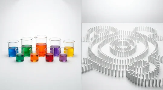 Comparaison visuelle entre A/B testing et viral loops pour startups