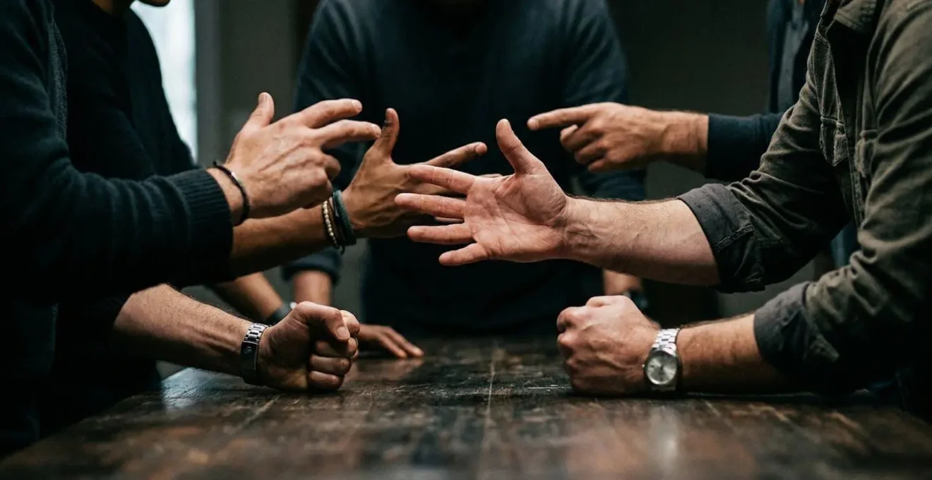 Équipe de gestion de crise en action dans un centre de commandement moderne